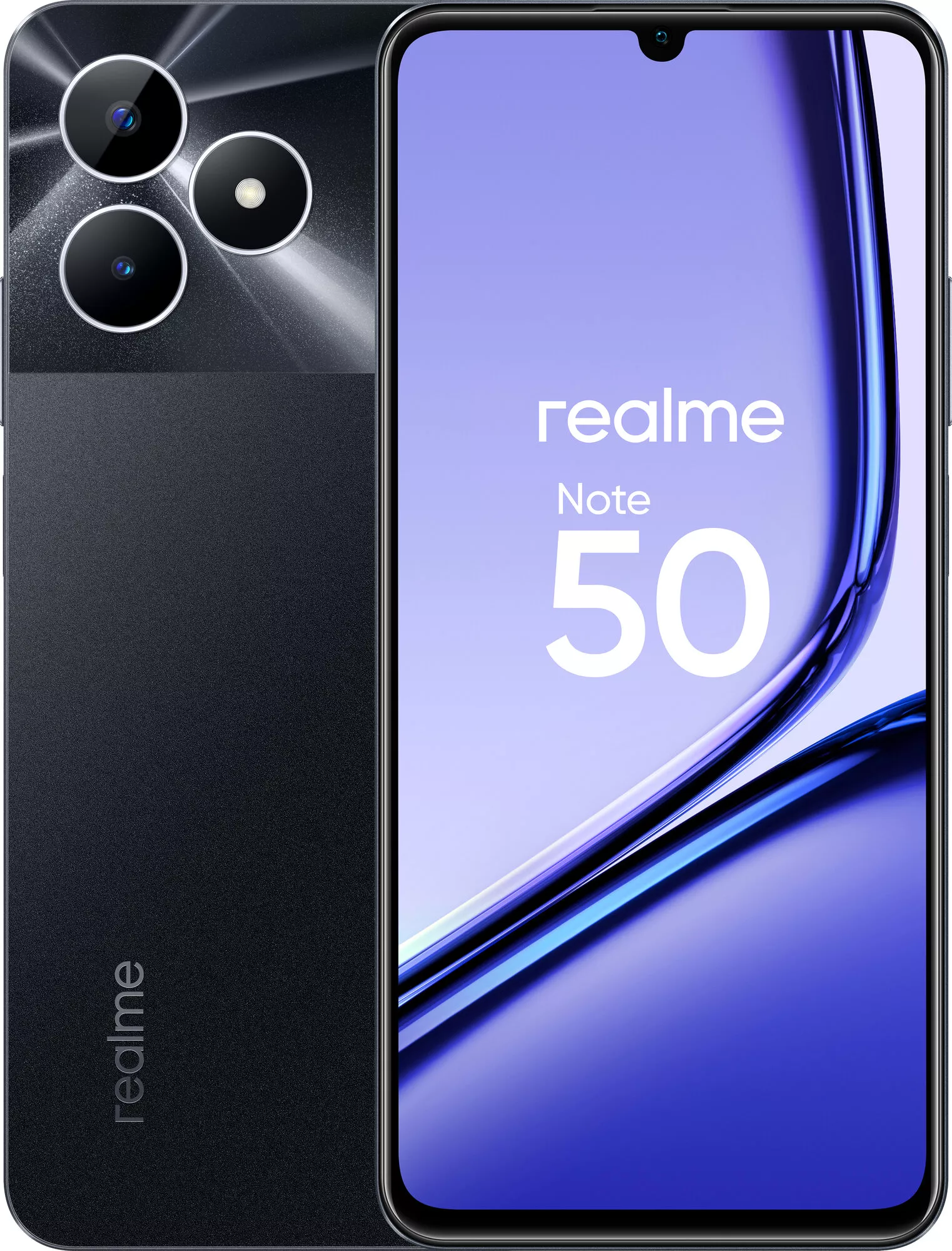 Смартфон Realme Note 50, 4/128 ГБ, черный